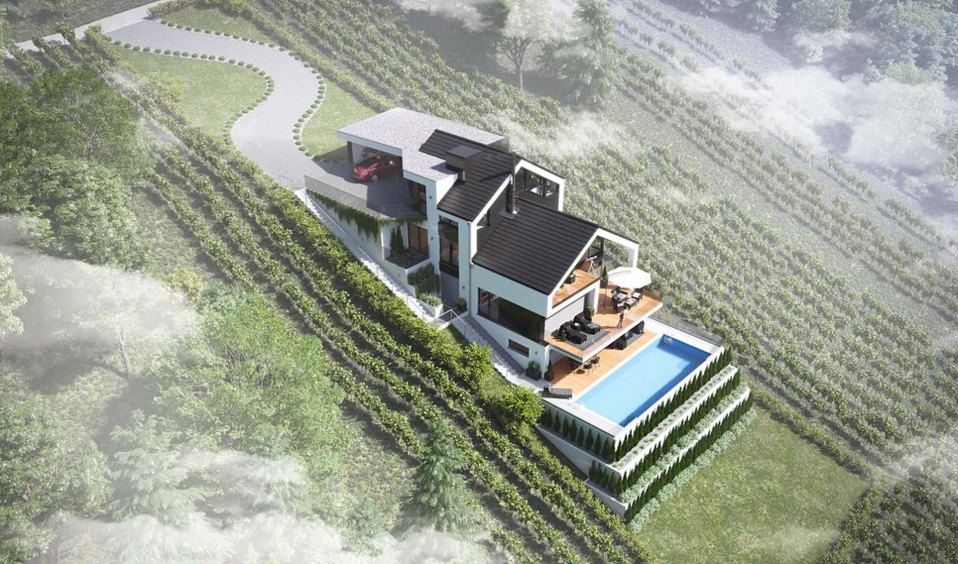 3d Visualisierungen Einfamilienhaus Muttenz